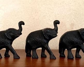 Item 206:  (3) Elephants - 3.5":  $22