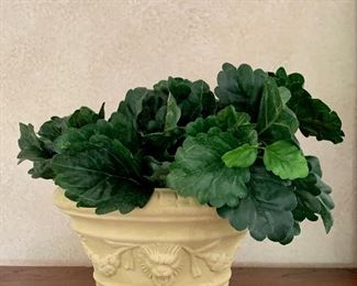 Item 393:  Faux topiary in decorative pot:  $14