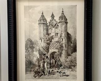 Item 213:  "West Stow Hall, Suffolk" - 11.75" x 15": $65.00 