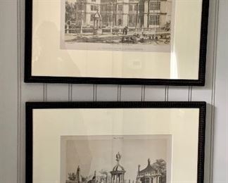 Item 214:  (2)Prints - 22" x 18.75":$85.00