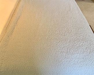 Item 296:  Matouk Costa king coverlet:$145.00
