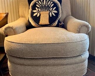 SOLD -Pillow with Wheat Basket by Chandler4Corners: $38 But the chair is still available!!!
