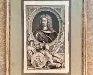 Item 191a:  Engraving - 17" x 23": $75.00 