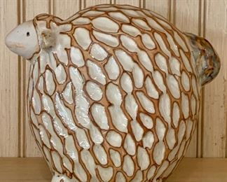 Item 247:  Ceramic sheep - 8":  $28