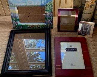 Item 299:  Lot of (5) picture frames:  $25