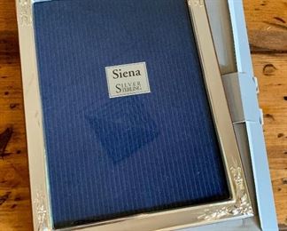 Item 303:  Siena sterling picture frame:  $36