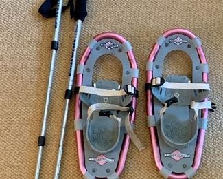 Item 360:  L.L. Bean snowshoes & poles:  $40.00