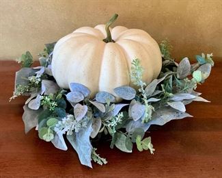 Item 362:  Ballard Design decorative fall pumpkin:  $40