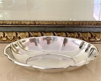 Item 479:  Sterling dish - 7.5" x 1.5":  $35.00