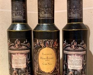 Item 44:  (3) Decorative faux advertising - 13":  $24.00