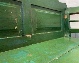 detail - some paint loss here and there