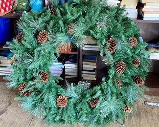 Item 351:  Frontgate wreath - 44" x 44":  $35.00