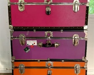 Item 414:  (3) Trunks - 31"l x 17"w x 13"h:  $18/each