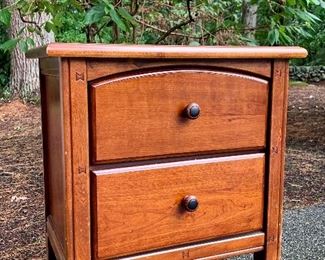 Item 389:  Bassett Furniture nightstand - 24"l x 16"w x 24.5"h:  $150