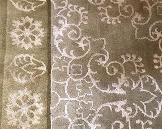 Neutral tones of sage, ivory and gray