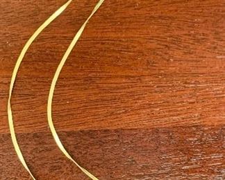 14K and Pearl Necklace - very dainty: $75