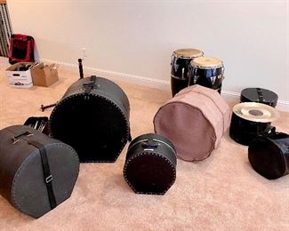 Professional Drums, band Equipment, Gretsch Drum set, cymbals, musical instruments