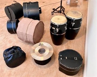 Professional Drums, band Equipment, Gretsch Drum set, cymbals, musical instruments