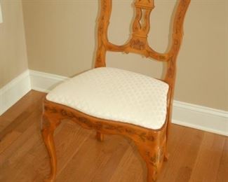 Beautiful Stenciled Wood Chair