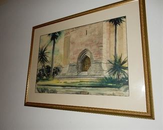 Bok Tower watercolor