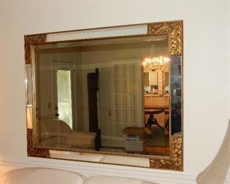 Gilt framed mirror
