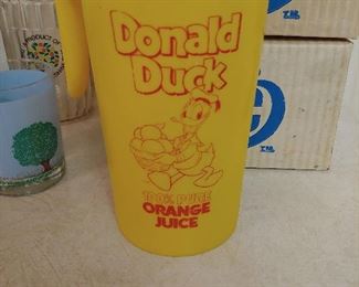 64 ounce Donal Duck Orange Juice pitcher