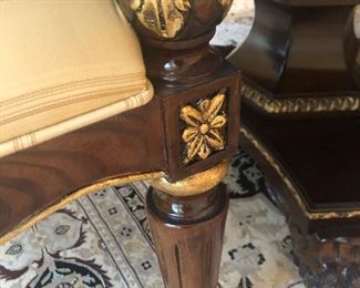 Savoy Collection Dining Table - Century Furniture
Fleur De Lis Parcel Gilt Splat Back Farrington Chairs
