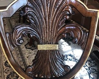 Savoy Collection Dining Table - Century Furniture
Fleur De Lis Parcel Gilt Splat Back Farrington Chairs
