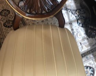 Savoy Collection Dining Table - Century Furniture
Fleur De Lis Parcel Gilt Splat Back Farrington Chairs
