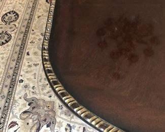 Savoy Collection Dining Table - Century Furniture
Fleur De Lis Parcel Gilt Splat Back Farrington Chairs
Table 80 inches (each leave 22 inches) 48 inches Wide