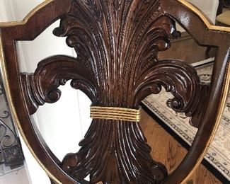 Savoy Collection Dining Table - Century Furniture
Fleur De Lis Parcel Gilt Splat Back Farrington Chairs
