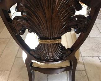 Savoy Collection Dining Table - Century Furniture
Fleur De Lis Parcel Gilt Splat Back Farrington Chairs
