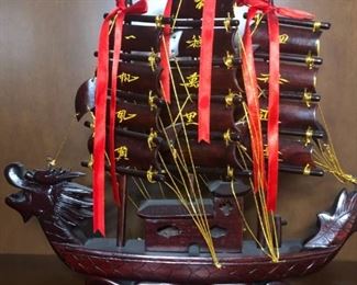 Chinese Wooden Ship
