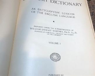 Antique The Century Dictionary And Cyclopedia Set 1889