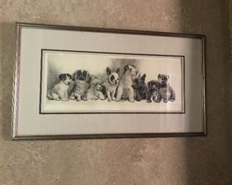 "Eight Rouges"
Vintage Framed signed Kurt Meyer-Eberhardt
