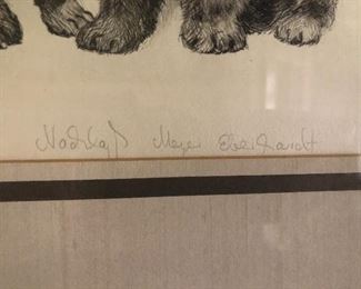 "Eight Rouges"
Vintage Framed signed Kurt Meyer-Eberhardt
