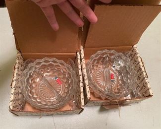 2 Fostoria Bowls New Vintage Stock with Boxes $20.00