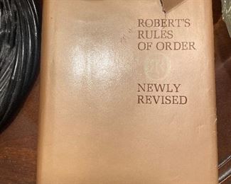 Robert's Rules of Order Book $5.00