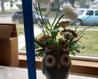 Owl with Flowers $8.00