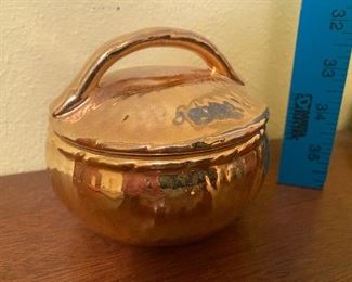 Gold Covered Bowl $8.00