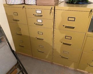 3 Filing Cabinets with Keys $50.00 Each