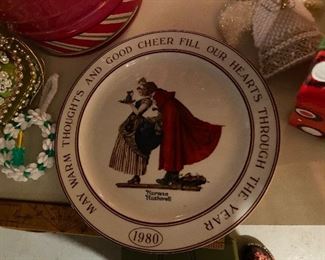Norman Rockwell Plate $8.00