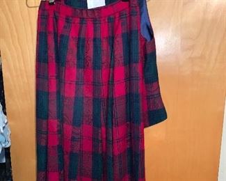 Pendleton Skirt and Vest $30.00