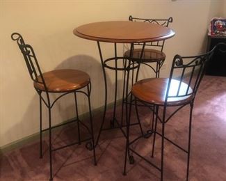 Bistro set with 3 chairs