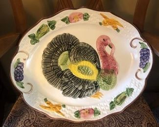 Turkey serving platter