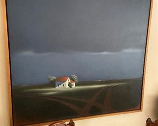  Jamie Perry "Crossroads #5 " with C.O.A. 50" x 50" $5550.00