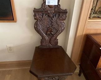 Antique carved wood chair  $900 or best offer