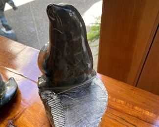 Carved seal on a rock - no signature found - $600