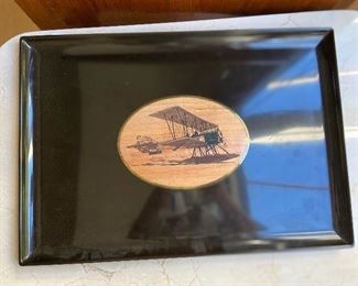 Clipper ship motif tray $60 