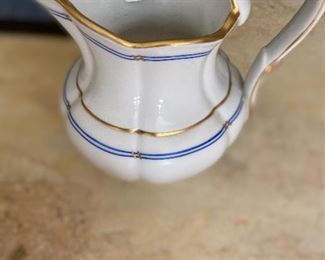 Antique porcelain pitcher $30
